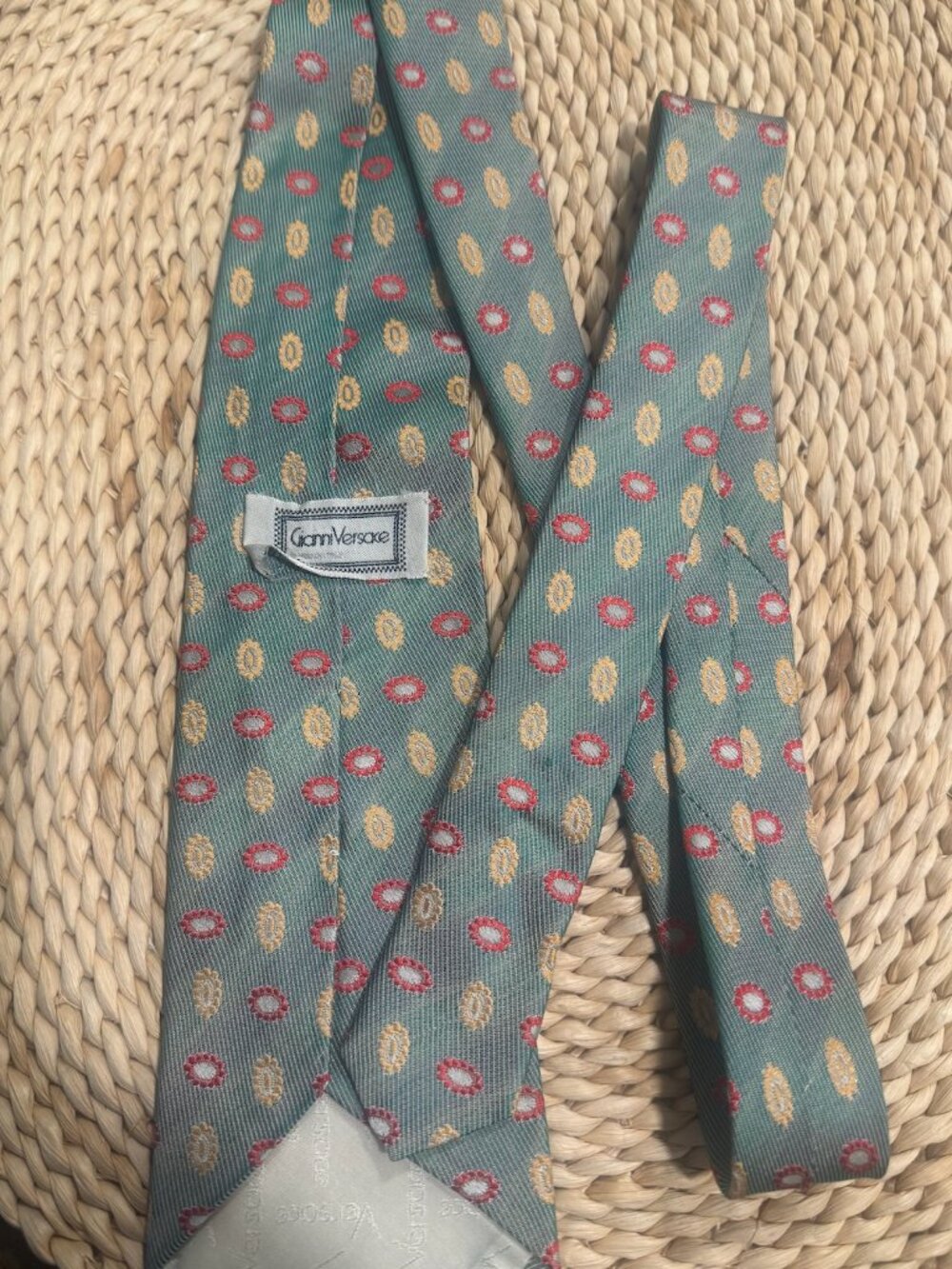 Vintage Gianni Versace 100% silk tie made in Italy